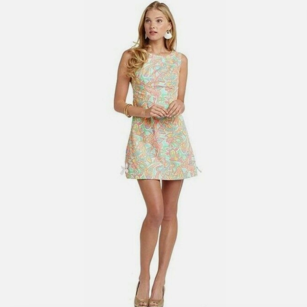 Lilly Pulitzer Delia Sand Bar Print Shift Dress - LIKE NEW